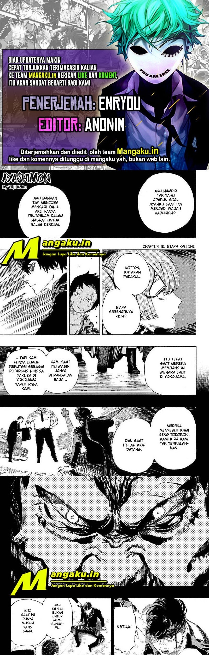 Komik Ayashimon Chapter 18 gambar nomor 1