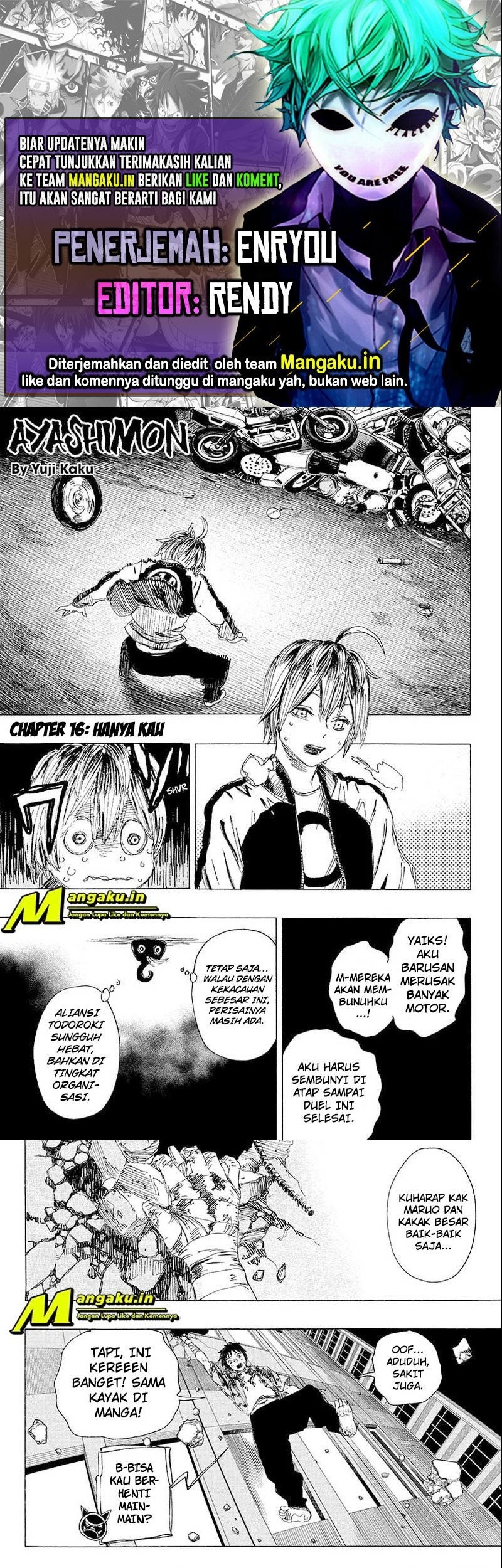 Komik Ayashimon Chapter 16 gambar nomor 1