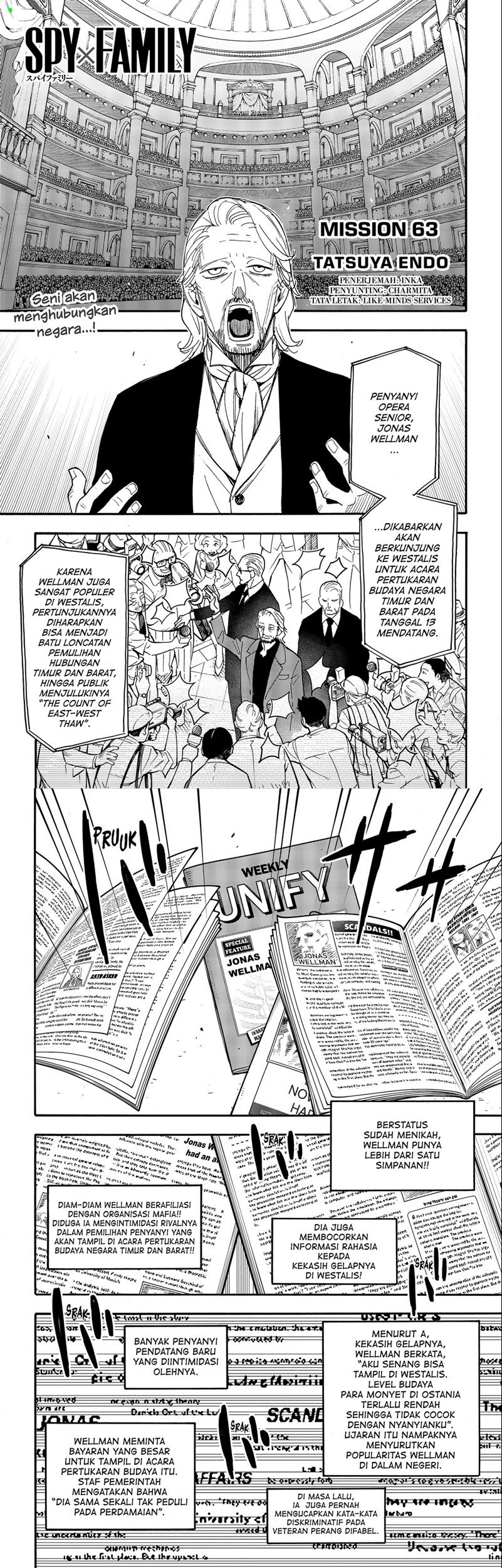 Komik Spy X Family Chapter 63 gambar nomor 1