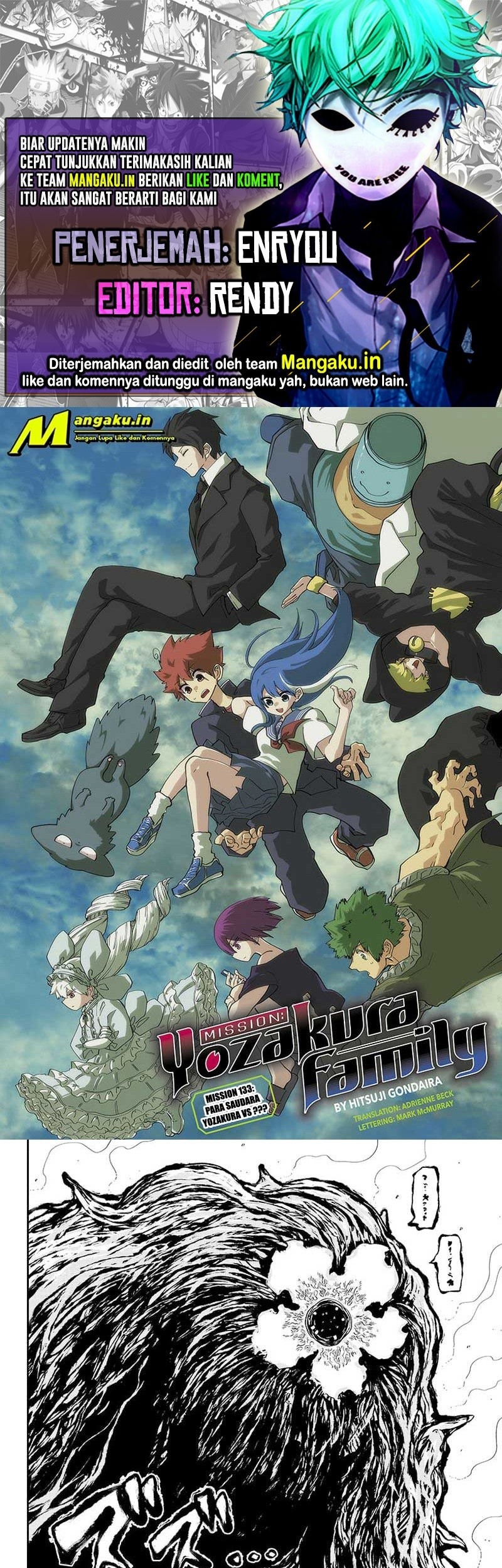 Komik Mission: Yozakura Family Chapter 133 gambar nomor 1