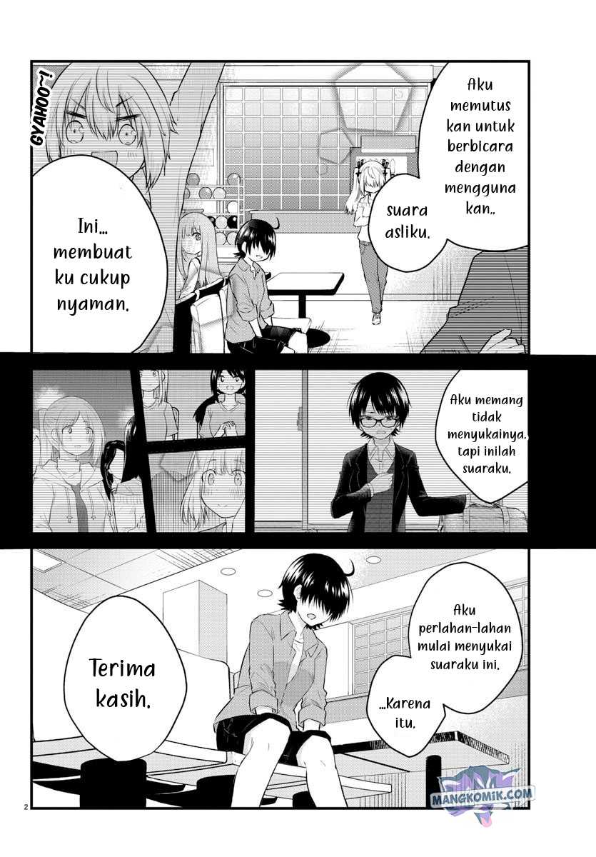 Koe ga dasenai Shoujo wa “Kanojo ga Yasashisugiru” to Omotte iru Chapter 64 Gambar 4