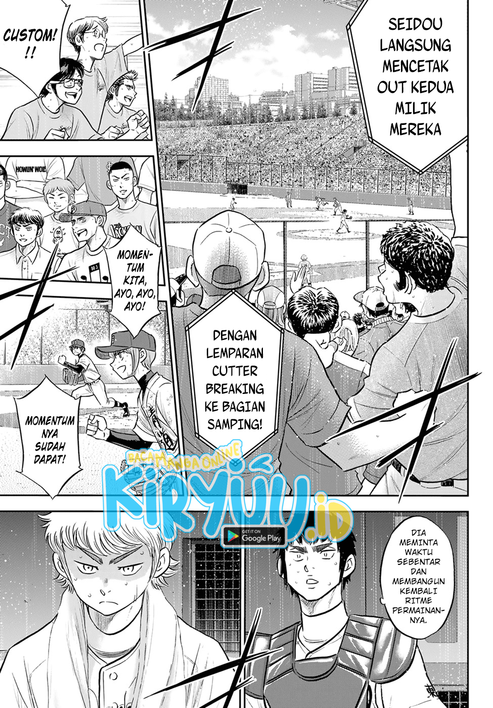 Diamond no Ace Act 2 Chapter 288 Gambar 22