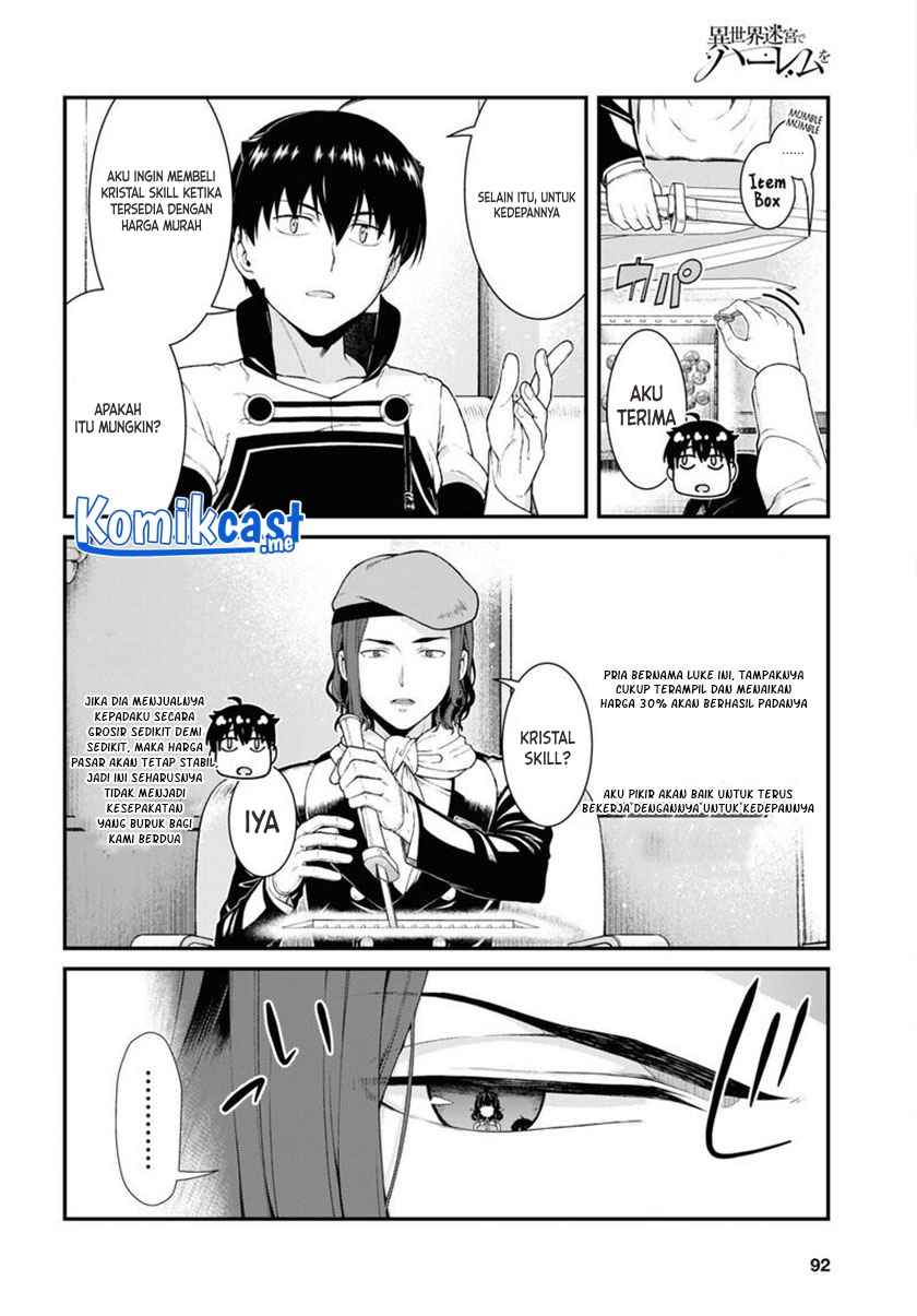 Isekai Meikyuu de Harem wo Chapter 57 Gambar 17