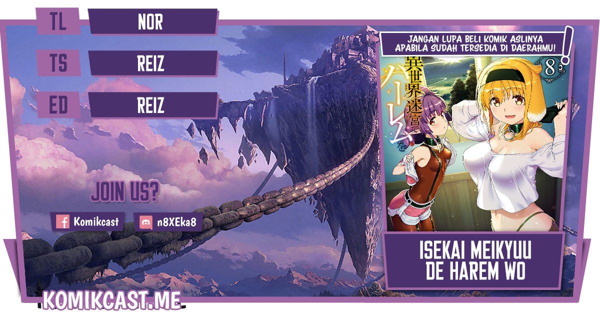Komik Isekai Meikyuu de Harem wo Chapter 57 gambar nomor 1