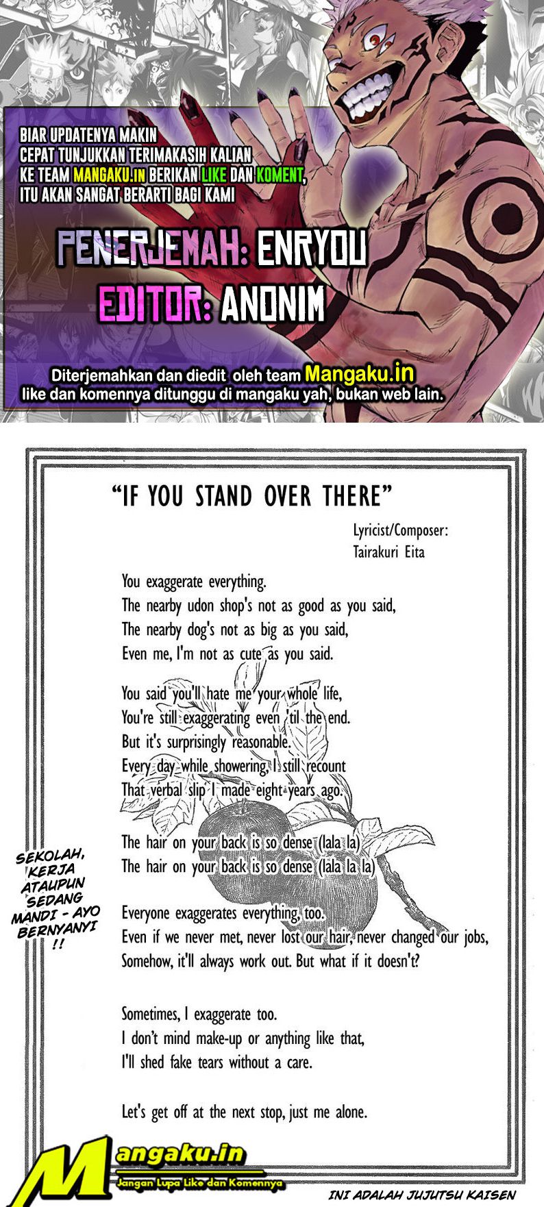 Komik Jujutsu Kaisen Chapter 188 gambar nomor 1