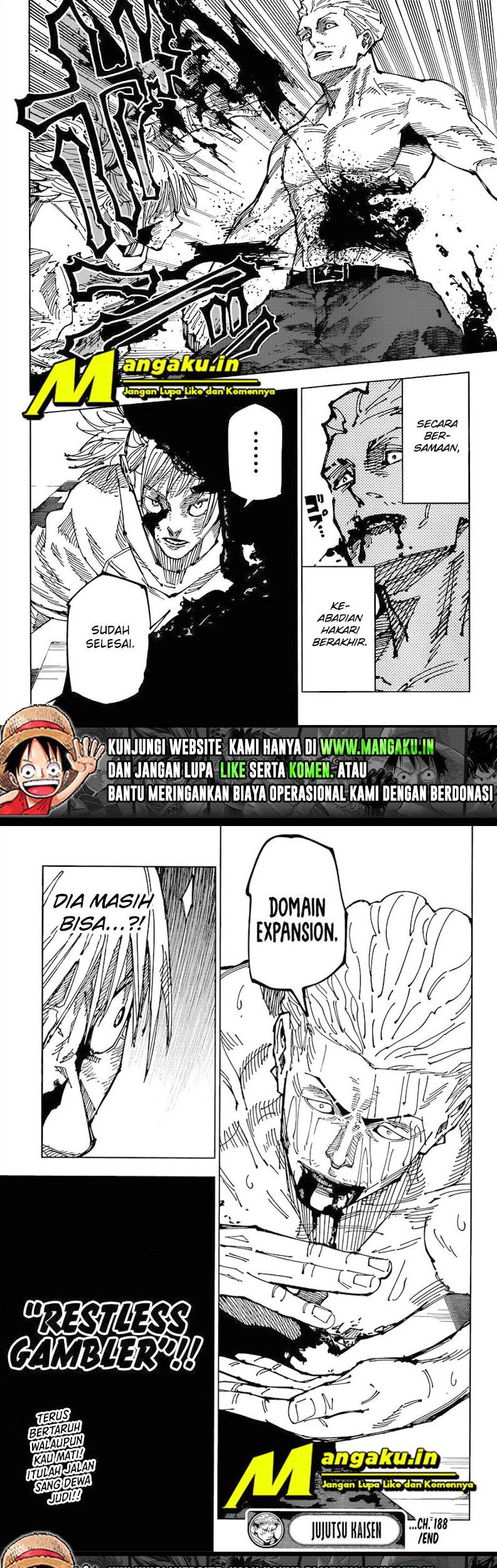 Jujutsu Kaisen Chapter 188 Gambar 13