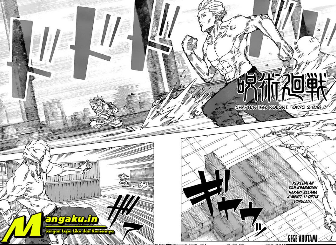Manga Jujutsu Kaisen Chapter 188 gambar nomor 2