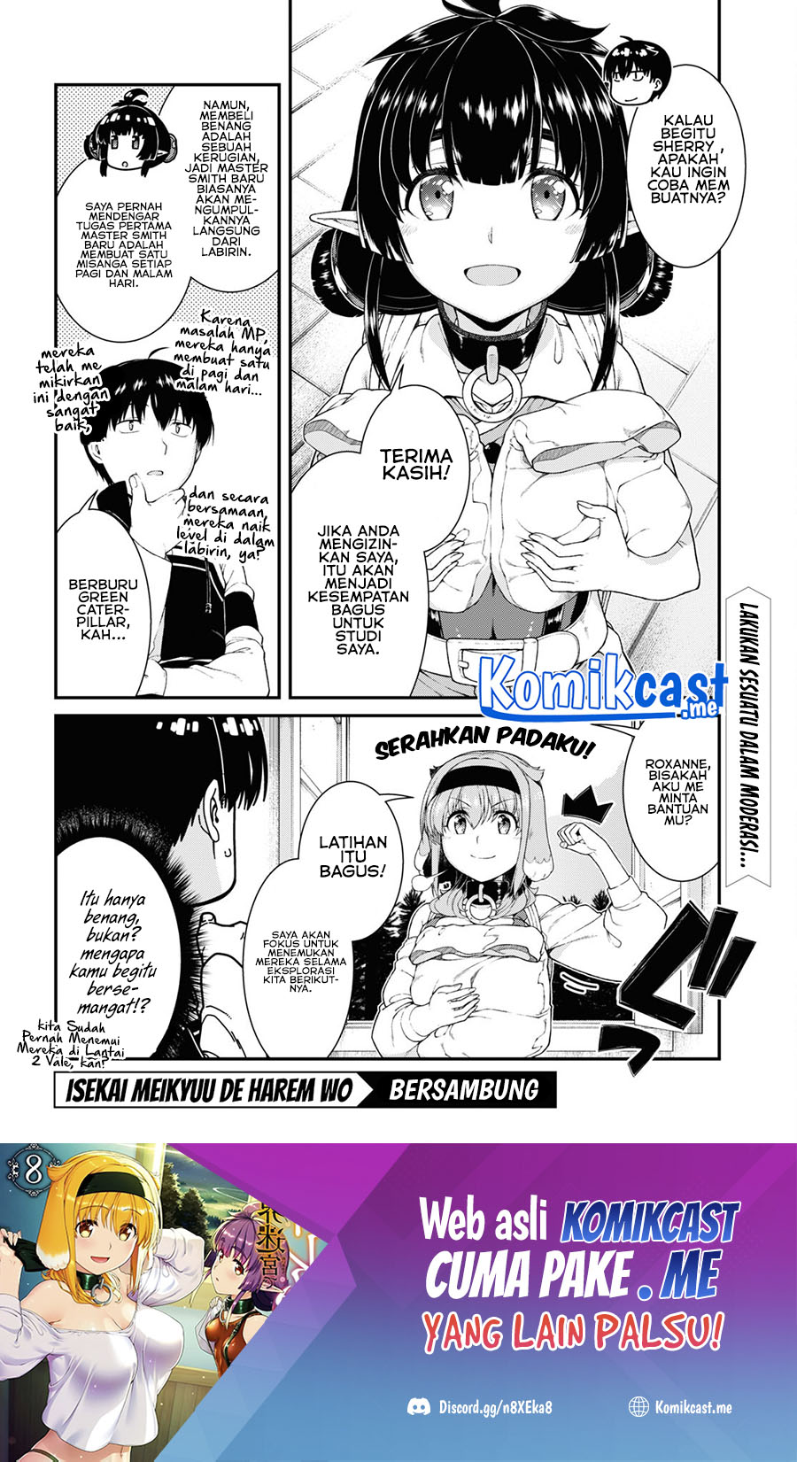 Isekai Meikyuu de Harem wo Chapter 58 Gambar 9
