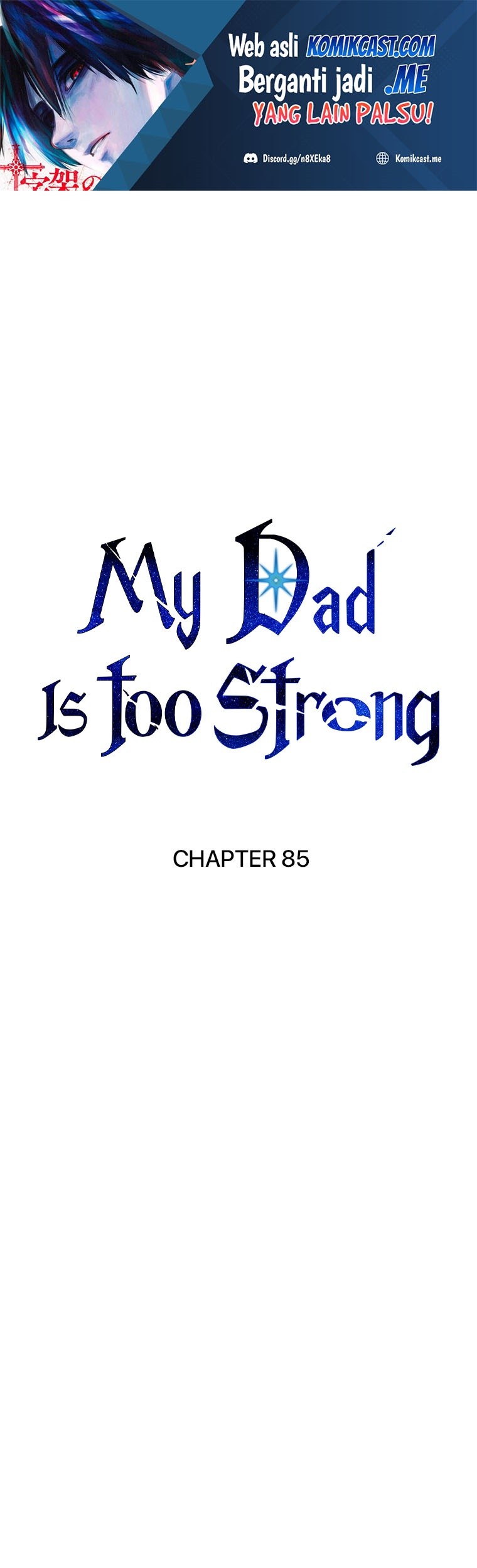 Manhwa My Dad Is Too Strong Chapter 85 gambar nomor 2