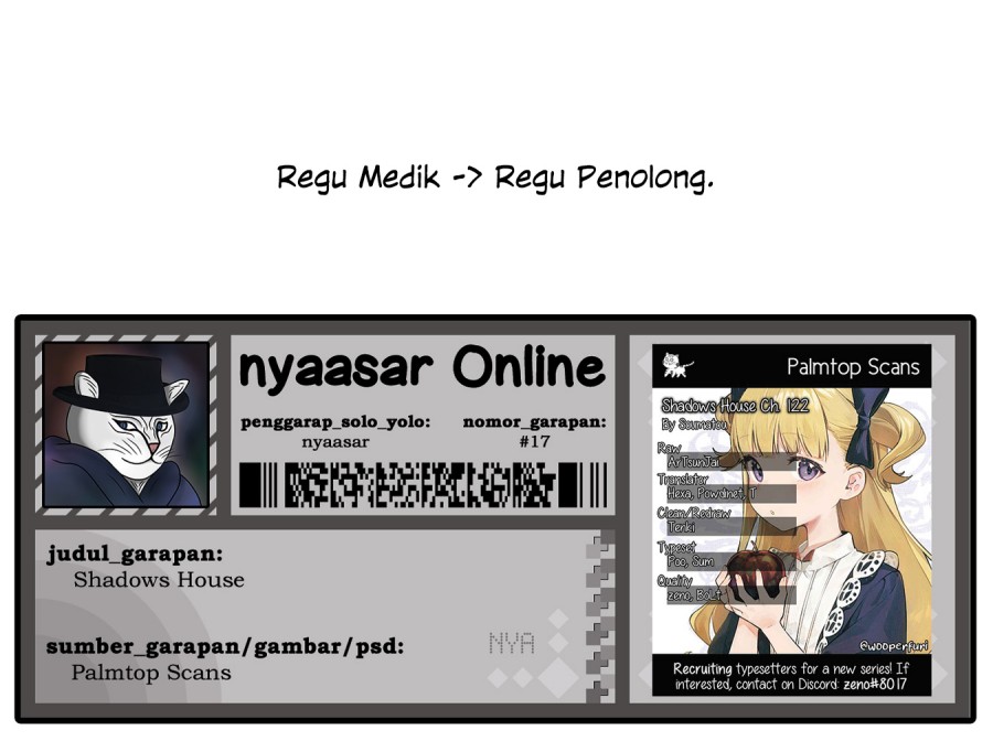 Shadows House Chapter 122 Gambar 17