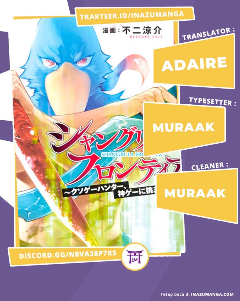 Komik Shangri-La Frontier ~ Kusoge Hunter, Kamige ni Idoman to su~ Chapter 43 gambar nomor 1