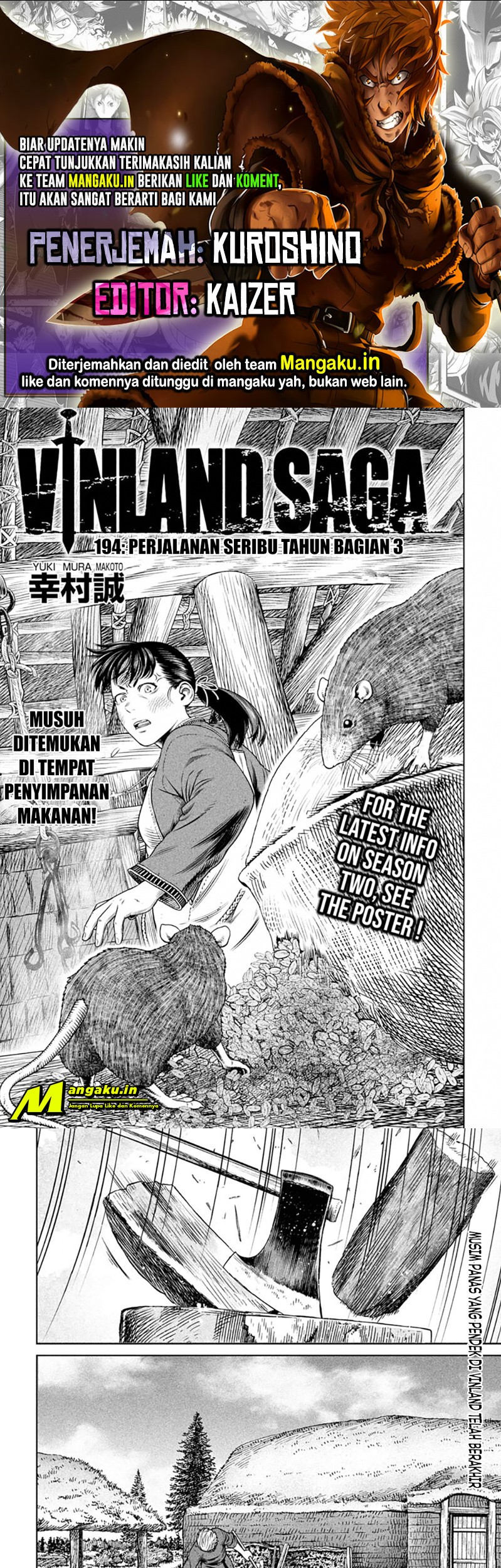Komik Vinland Saga Chapter 194 gambar nomor 1