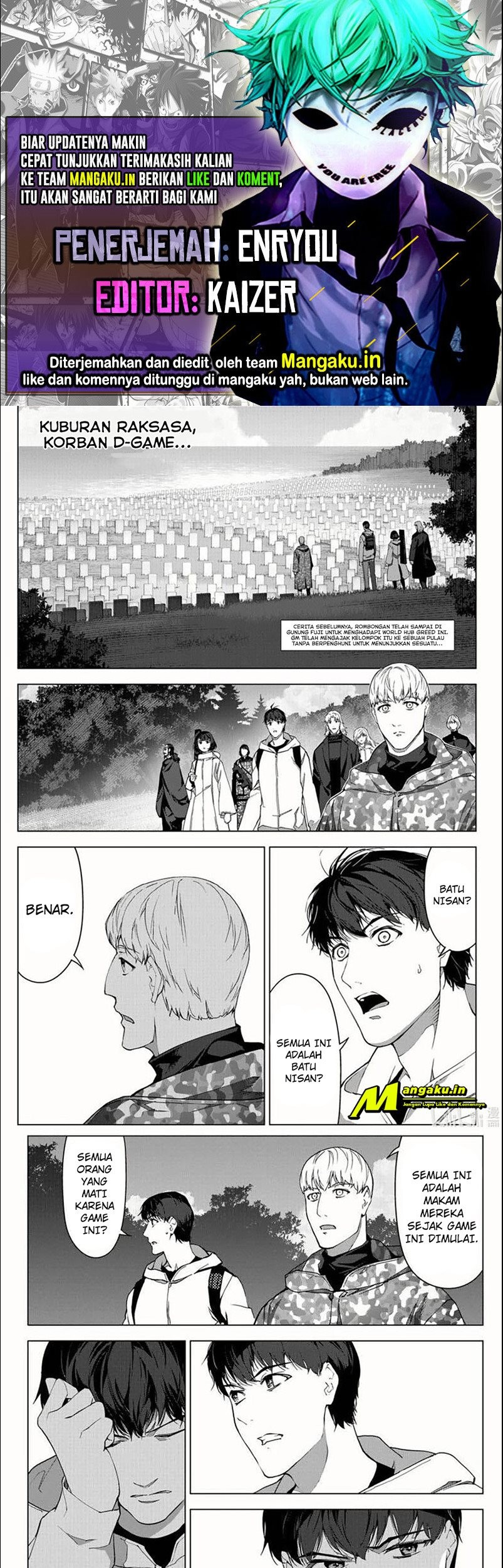 Komik Darwins Game Chapter 99.1 gambar nomor 1