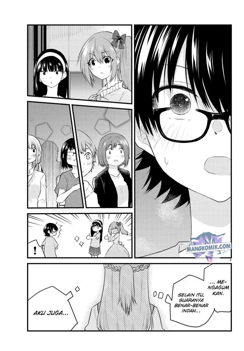 Koe ga dasenai Shoujo wa “Kanojo ga Yasashisugiru” to Omotte iru Chapter 59 Gambar 5