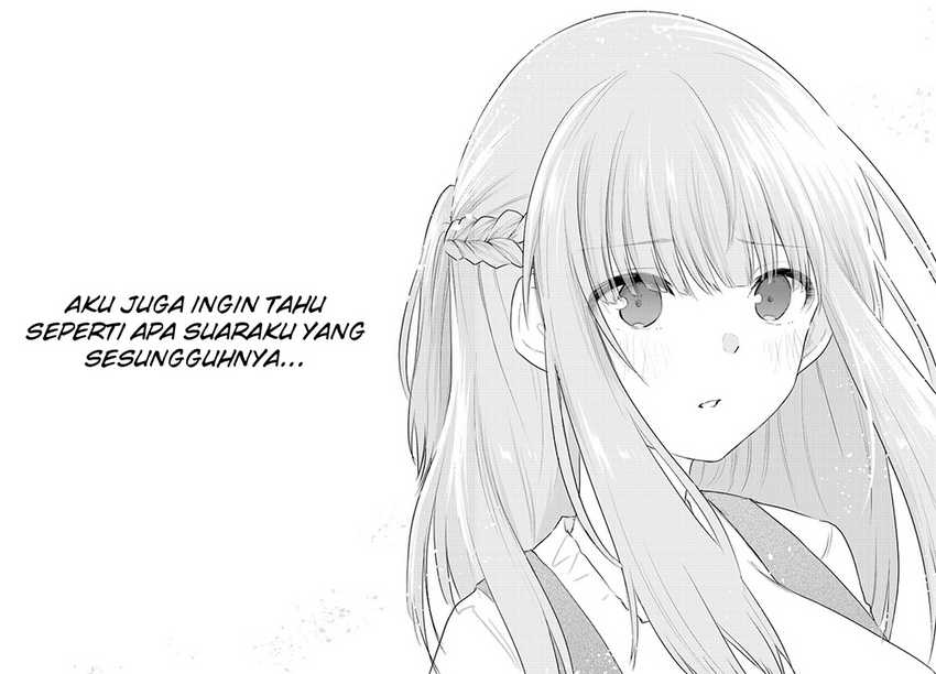 Koe ga dasenai Shoujo wa “Kanojo ga Yasashisugiru” to Omotte iru Chapter 59 Gambar 6