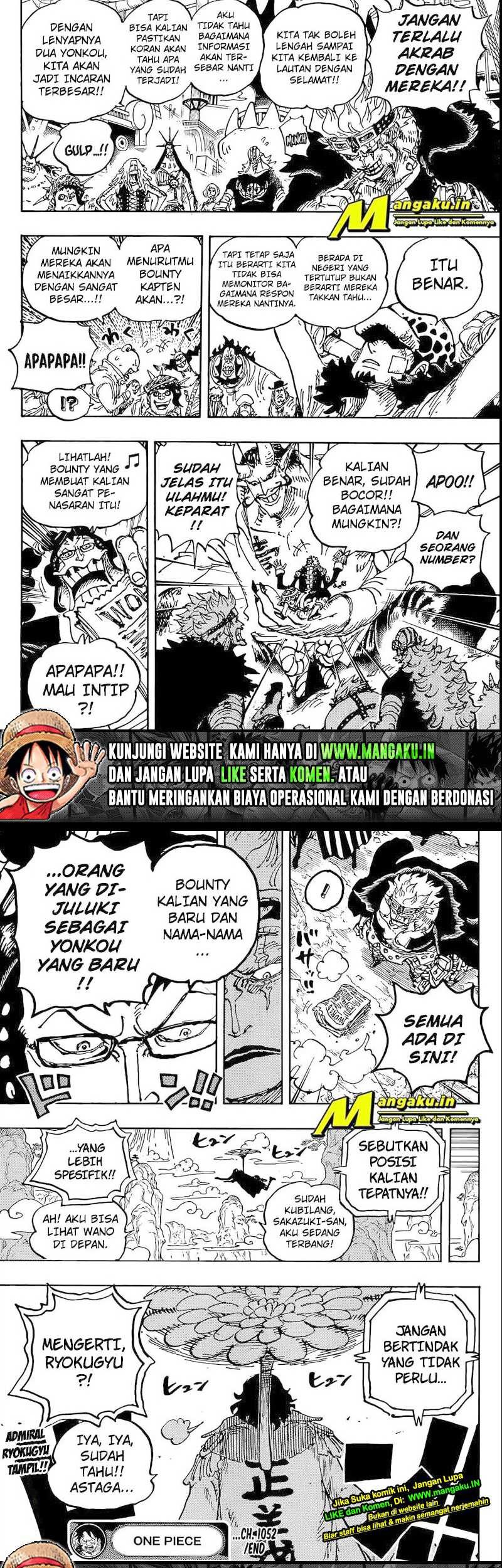 One Piece Chapter 1052 Gambar 9