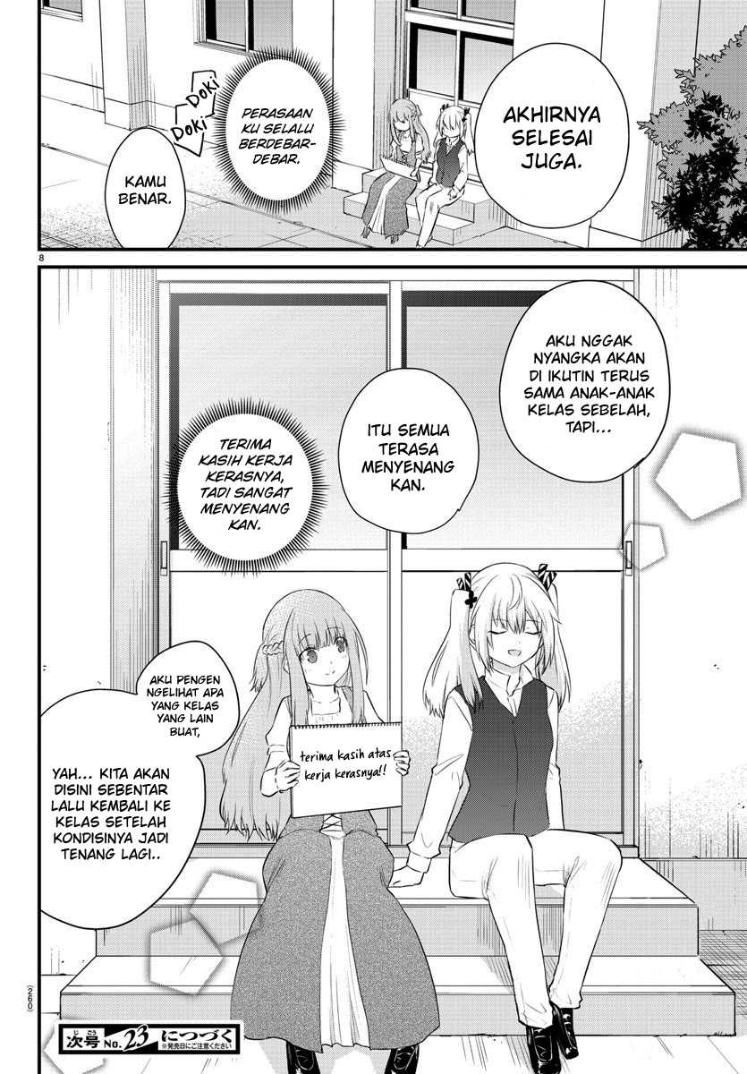 Koe ga dasenai Shoujo wa “Kanojo ga Yasashisugiru” to Omotte iru Chapter 61 Gambar 10