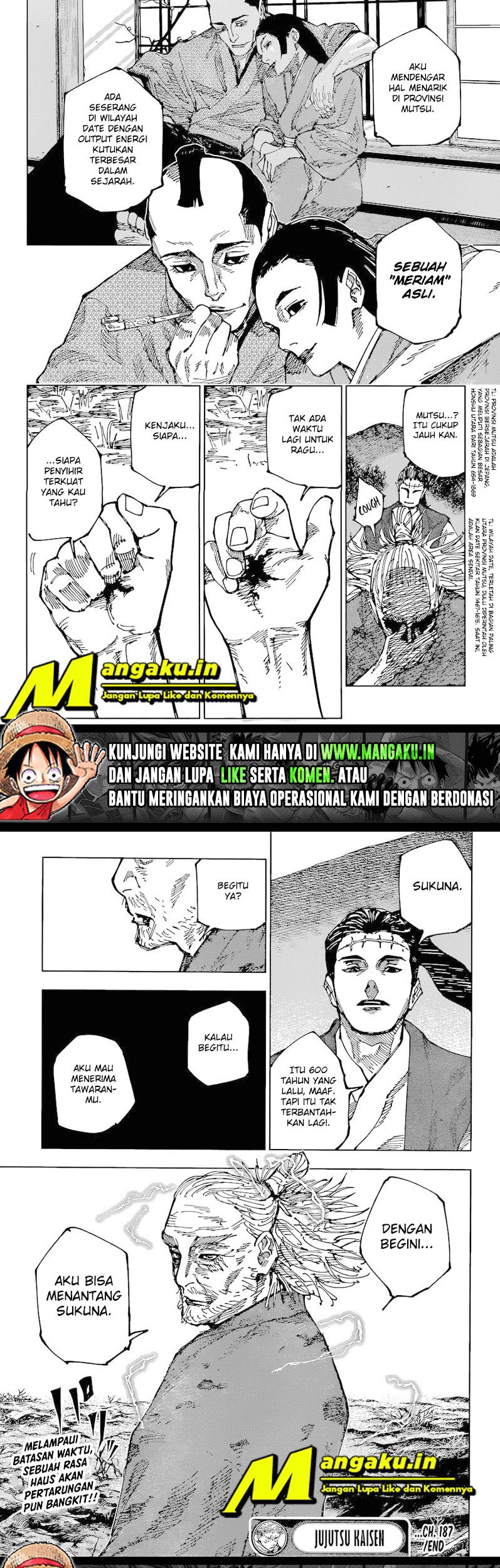 Jujutsu Kaisen Chapter 187 Gambar 16