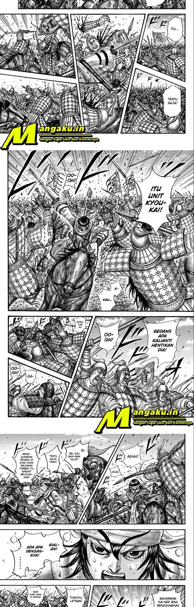 Kingdom Chapter 721 Gambar 8