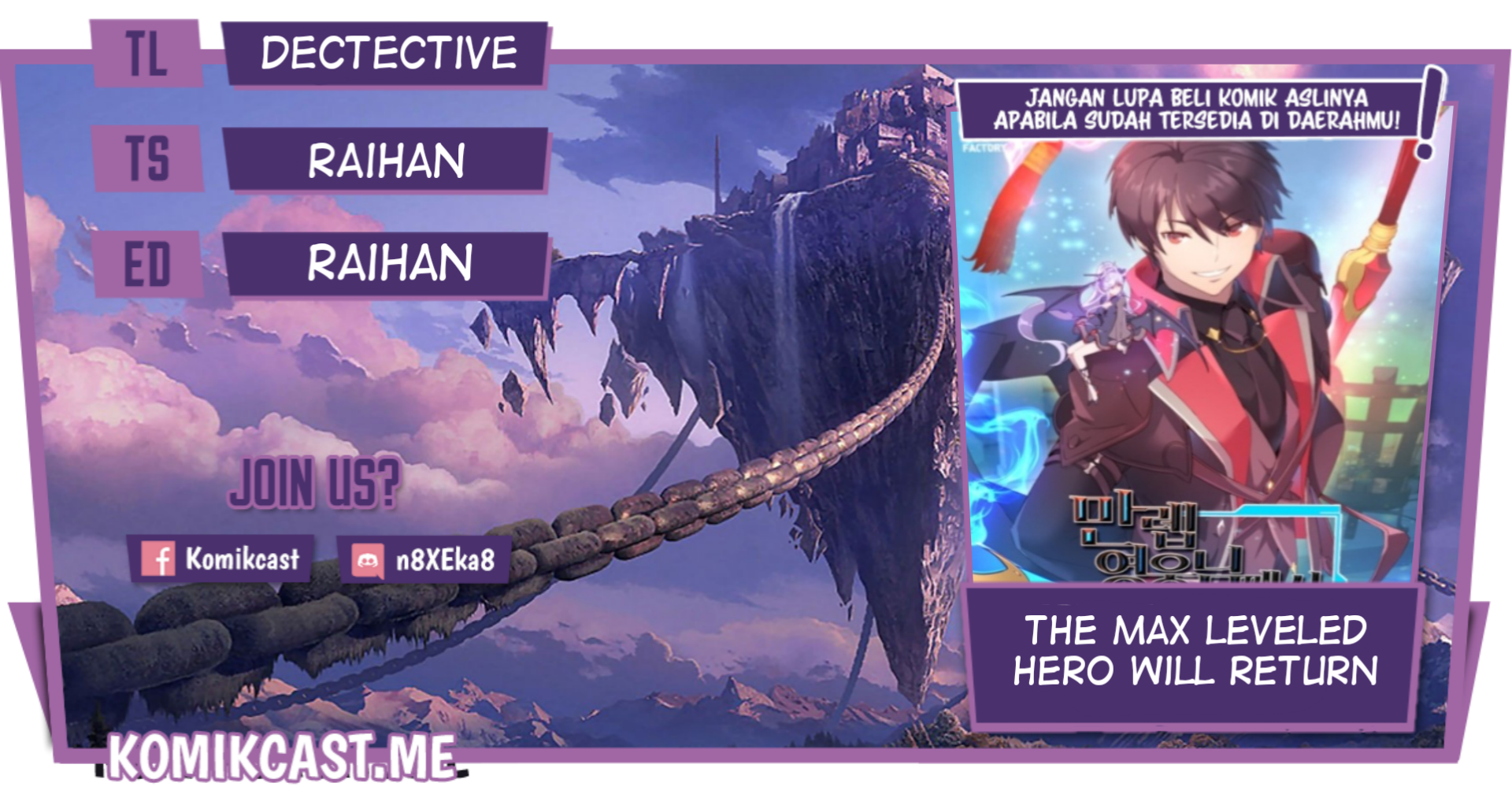 Komik The MAX leveled hero will return! Chapter 95 gambar nomor 1