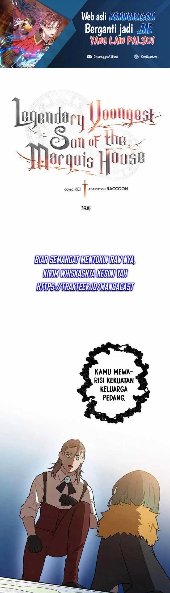 Manhwa Legendary Youngest Son of the Marquis House Chapter 39 gambar nomor 2