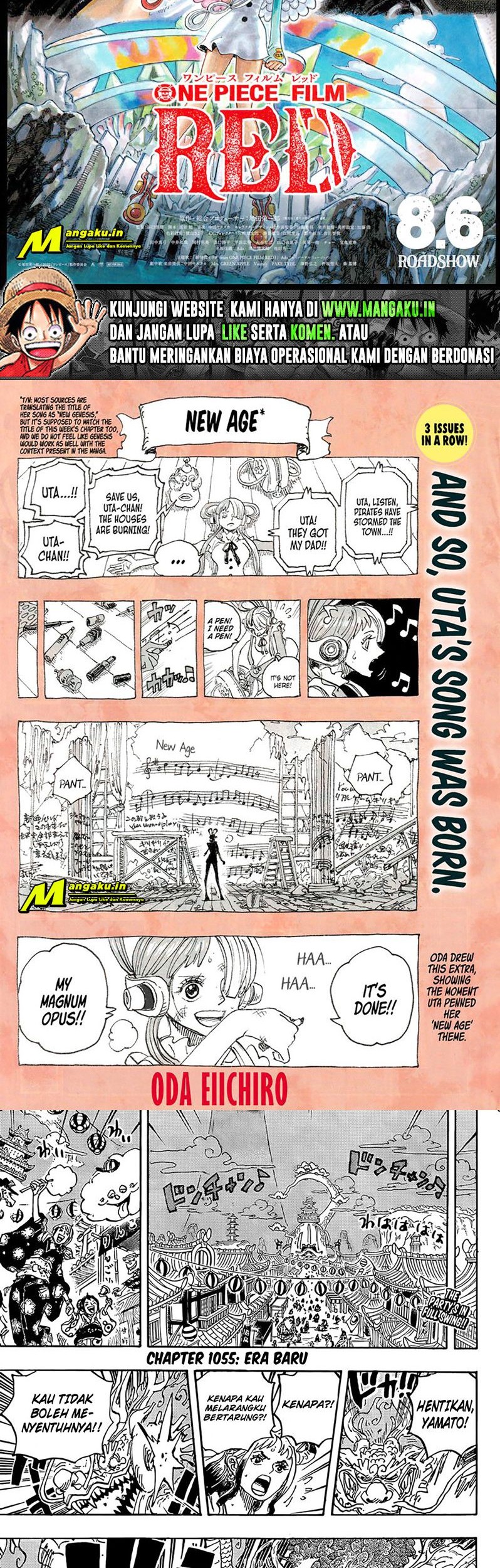 Manga One Piece Chapter 1055 gambar nomor 2