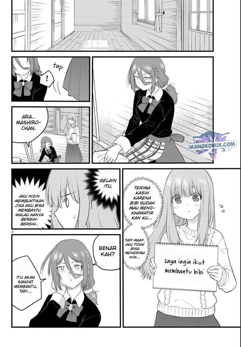 Koe ga dasenai Shoujo wa “Kanojo ga Yasashisugiru” to Omotte iru Chapter 90 Gambar 7