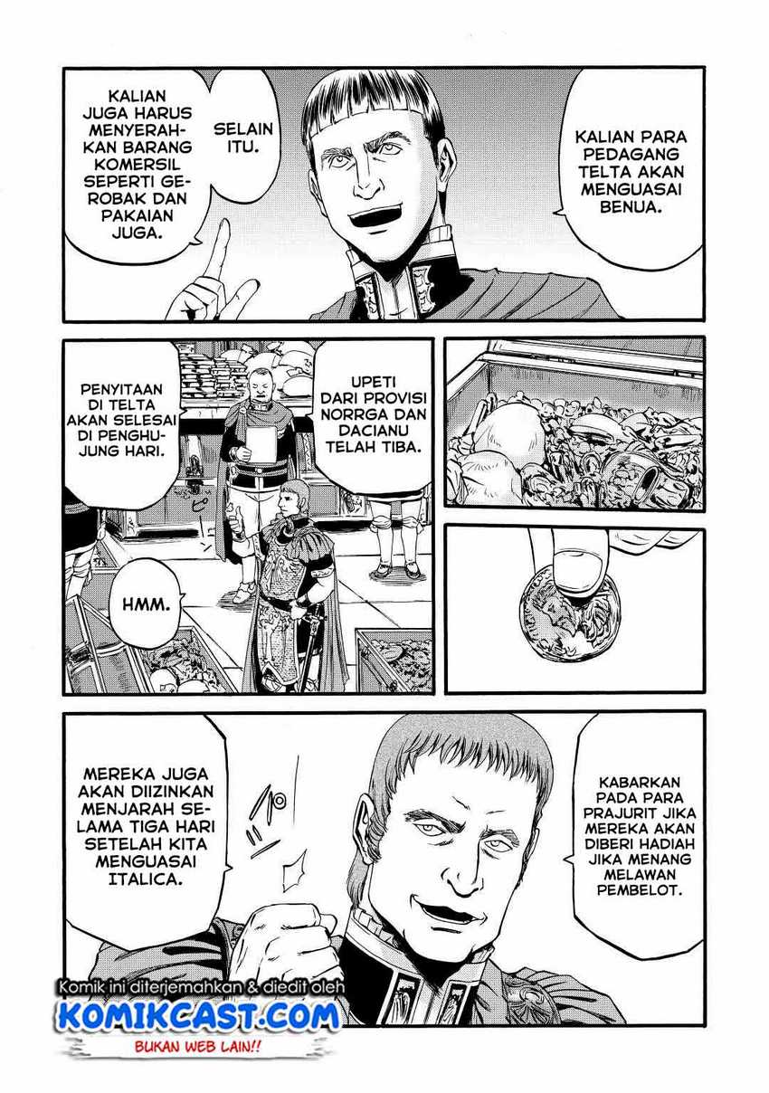 Gate – Jietai Kare no Chi nite Kaku Tatakeri Chapter 114 Gambar 10