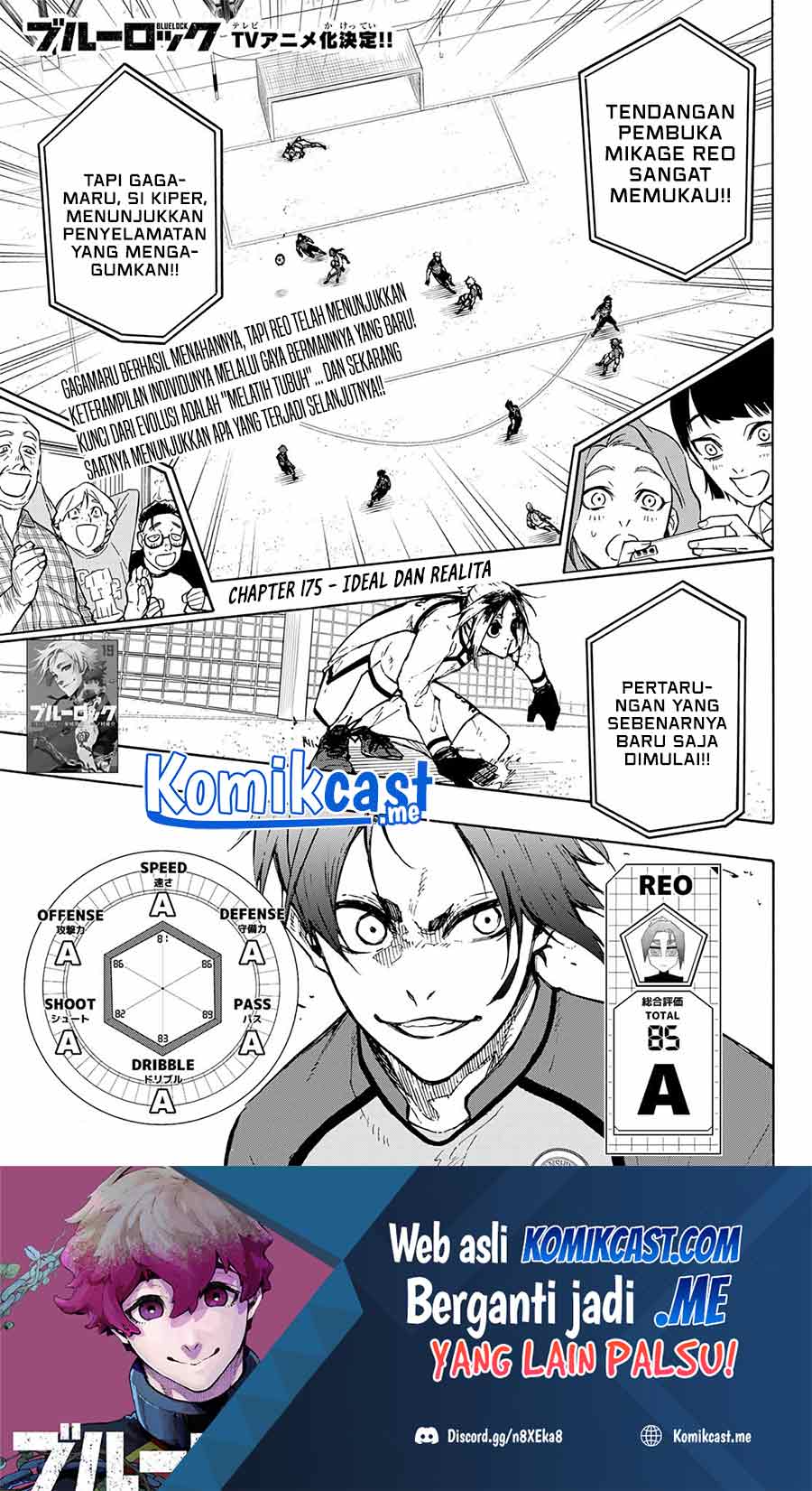 Manga Blue Lock Chapter 175 gambar nomor 2