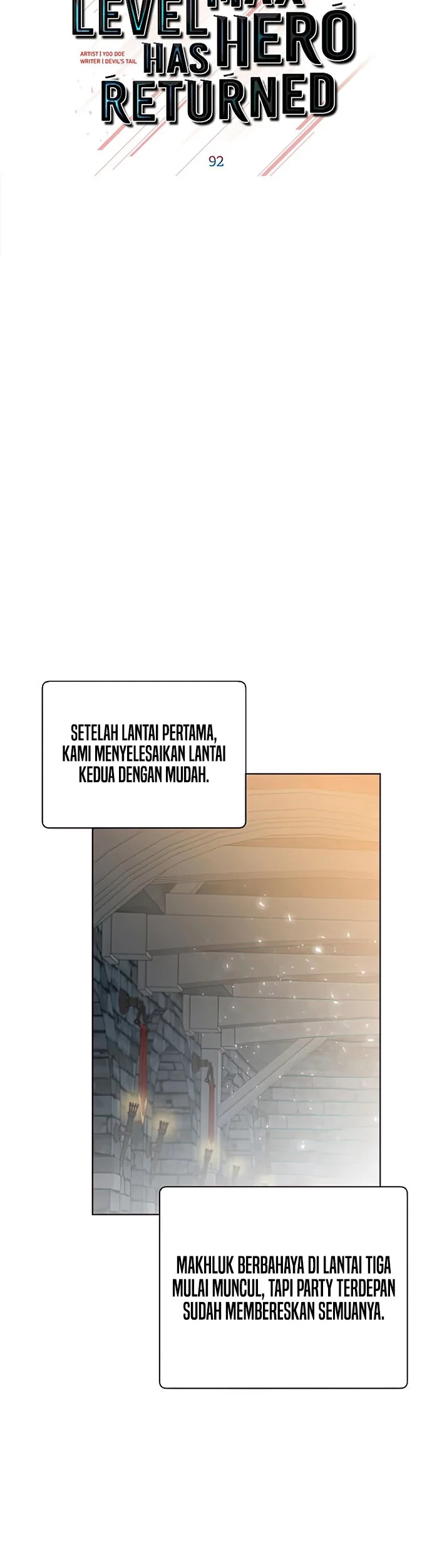 The MAX leveled hero will return! Chapter 92 Gambar 28