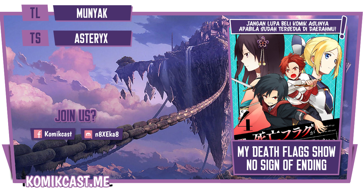 Komik My Death Flags Show No Sign of Ending Chapter 40 gambar nomor 1