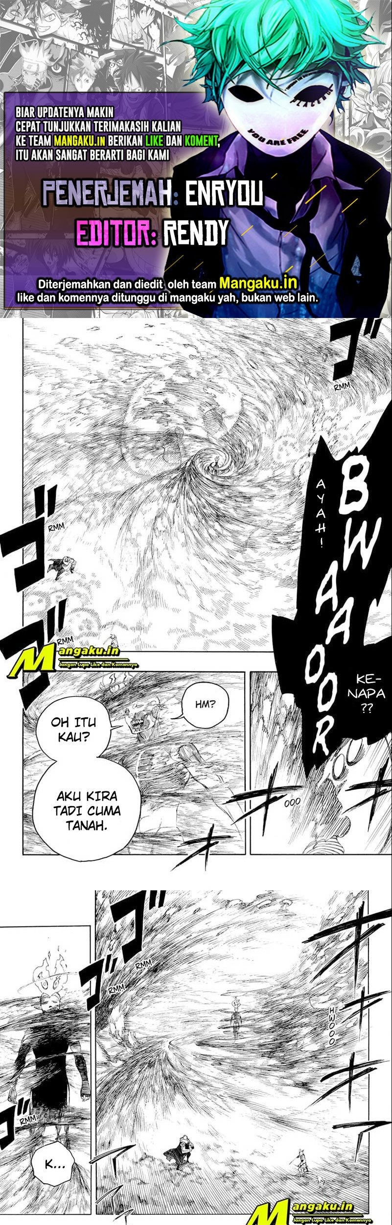 Komik Ao no Exorcist Chapter 134.2 gambar nomor 1