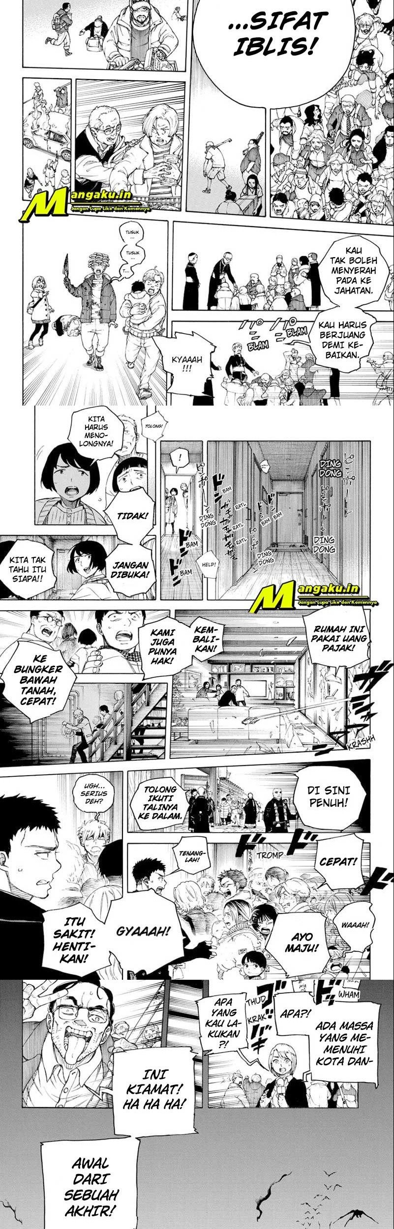 Ao no Exorcist Chapter 134.2 Gambar 5