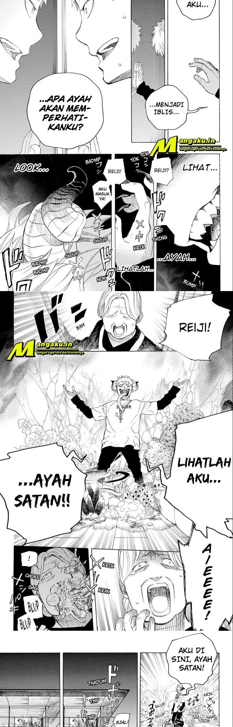 Ao no Exorcist Chapter 134.2 Gambar 9