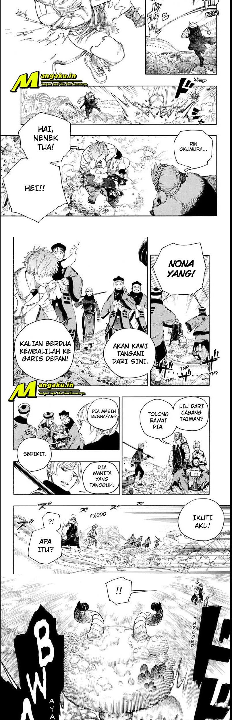 Ao no Exorcist Chapter 134.1 Gambar 5
