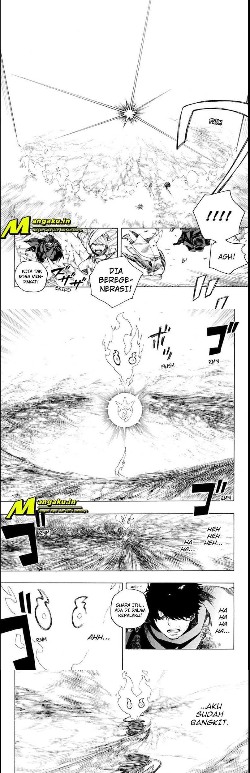 Ao no Exorcist Chapter 134.1 Gambar 9