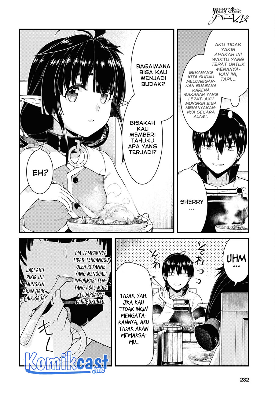 Isekai Meikyuu de Harem wo Chapter 59 Gambar 8