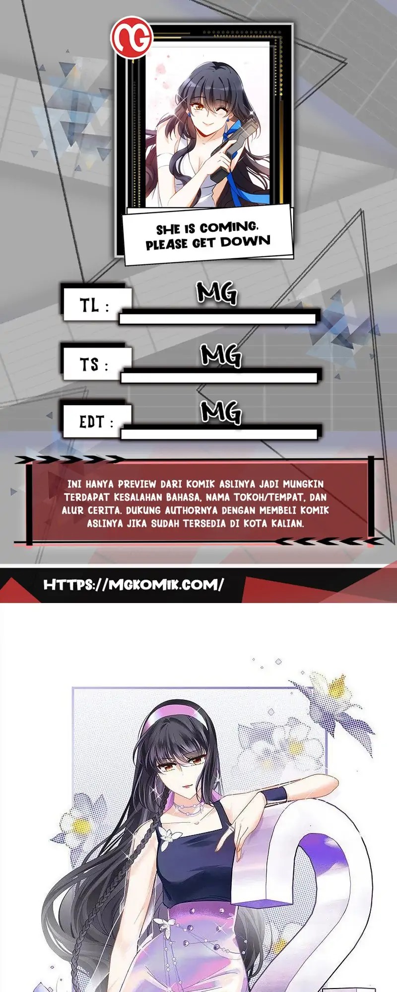 Komik She Is Coming, Please Get Down! Chapter 81.3 gambar nomor 1