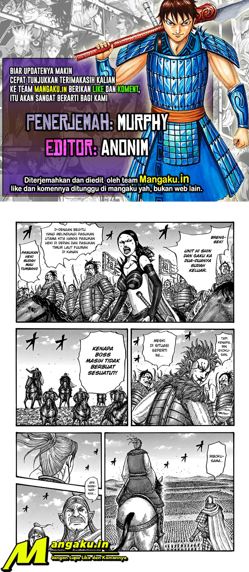 Komik Kingdom Chapter 724 gambar nomor 1