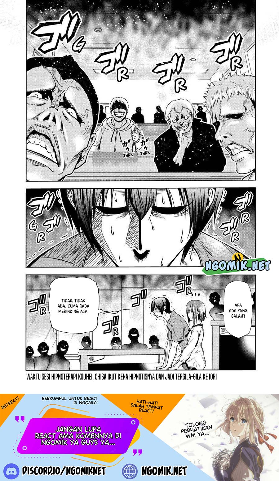 Manga Grand Blue Chapter 74.1 gambar nomor 2