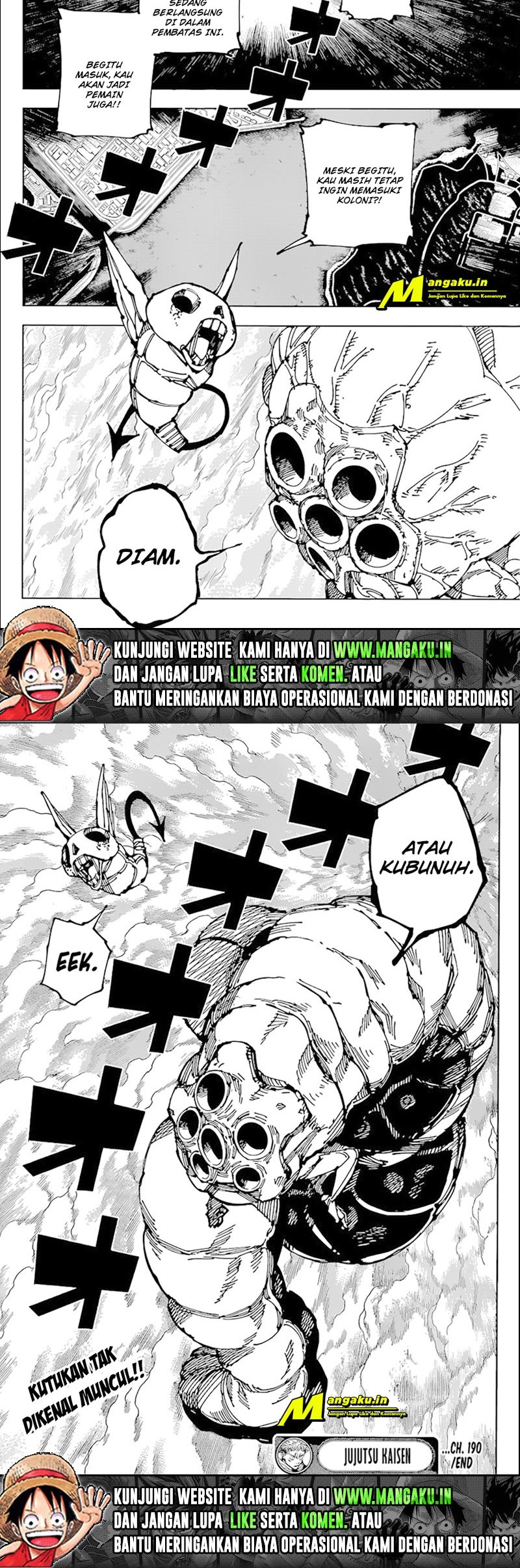 Jujutsu Kaisen Chapter 190 Gambar 9