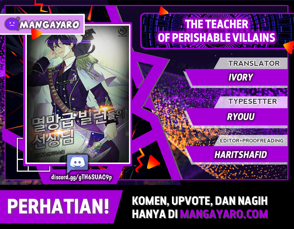 Komik The Teacher of Perishable Villains Chapter 32 gambar nomor 1