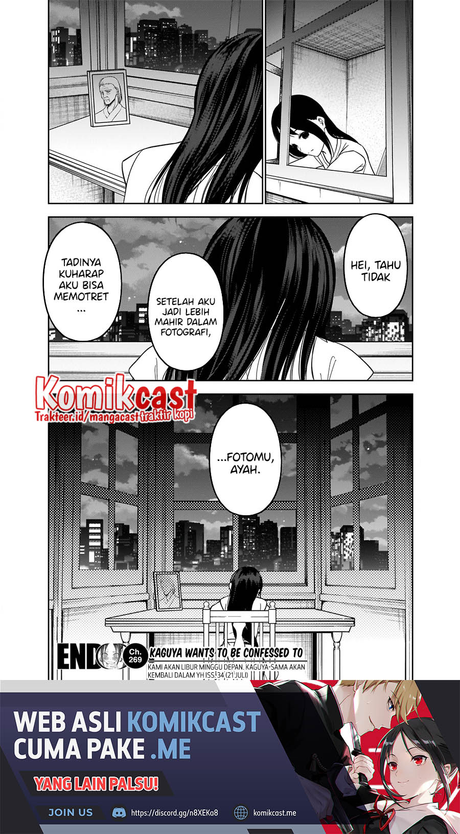Kaguya-sama wa Kokurasetai – Tensai-tachi no Renai Zunousen Chapter 269 Gambar 19