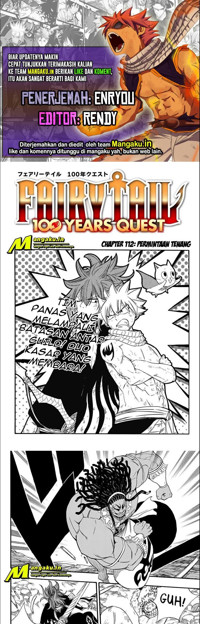 Komik Fairy Tail: 100 Years Quest Chapter 112 gambar nomor 1