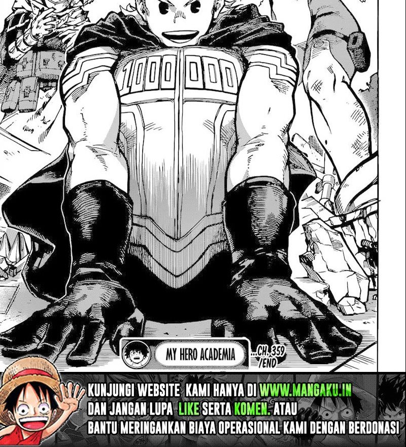 Boku no Hero Academia Chapter 359 Gambar 18
