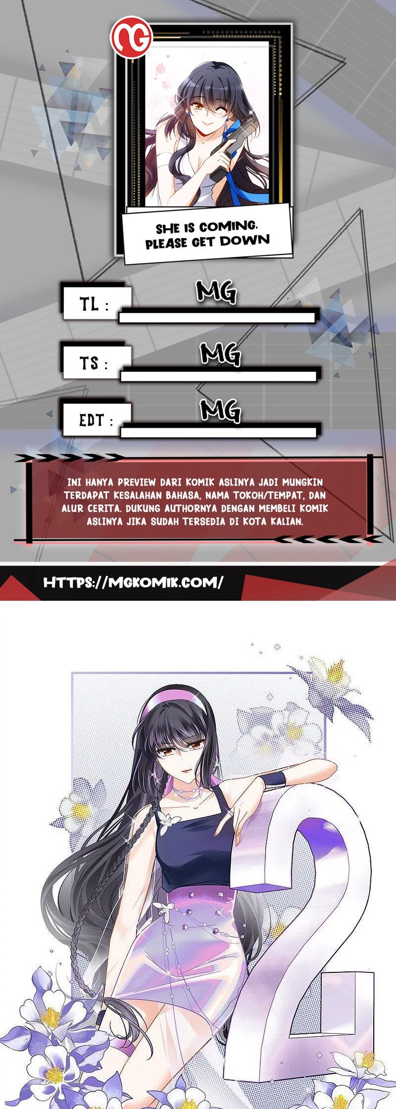 Komik She Is Coming, Please Get Down! Chapter 82.2 gambar nomor 1