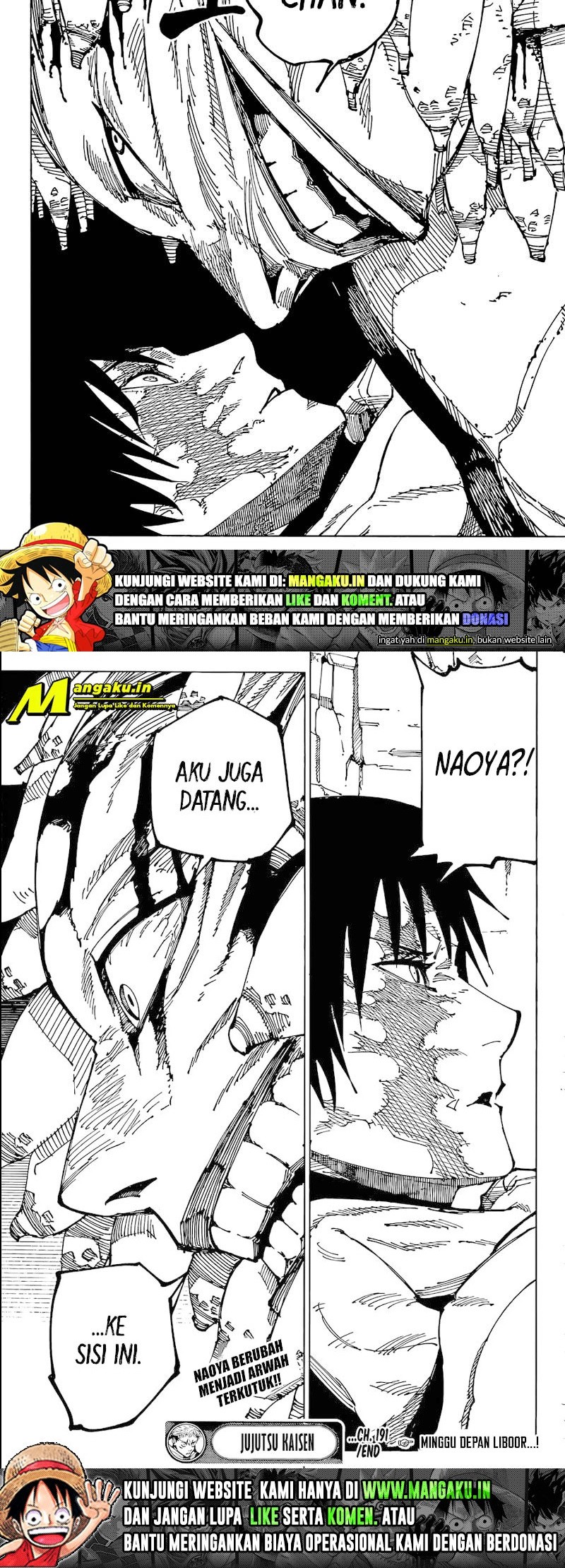 Jujutsu Kaisen Chapter 191 Gambar 10