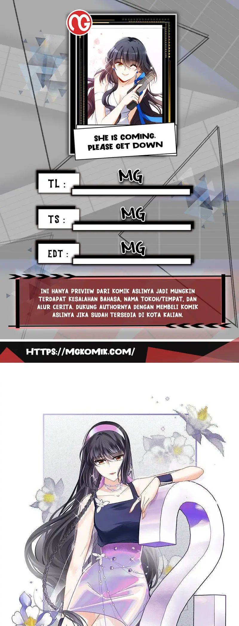 Komik She Is Coming, Please Get Down! Chapter 82.3 gambar nomor 1