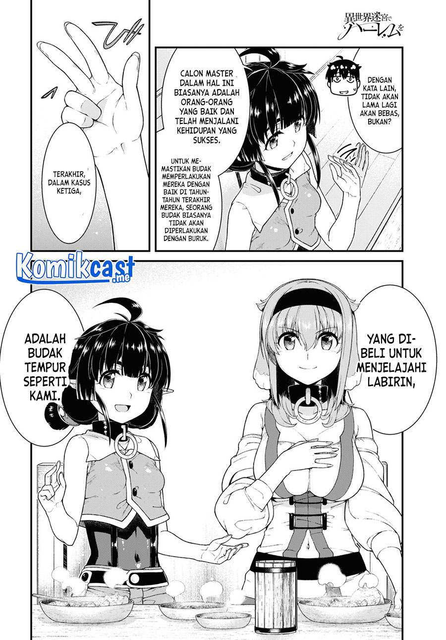 Isekai Meikyuu de Harem wo Chapter 60 Gambar 5