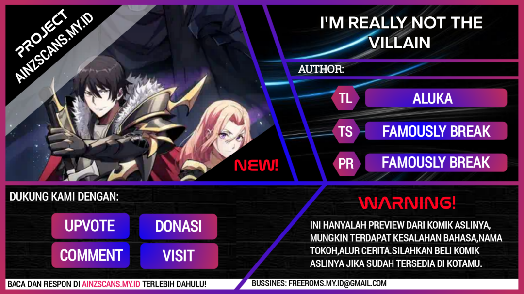 Komik I’m Really Not The Villain Chapter 13 gambar nomor 1